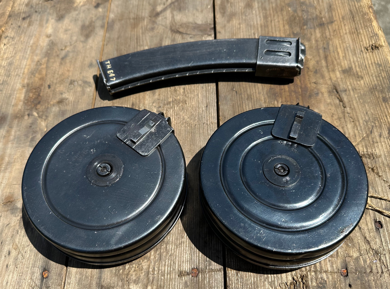 PPSH Lot: 2 x Drums, 1 x Mag
