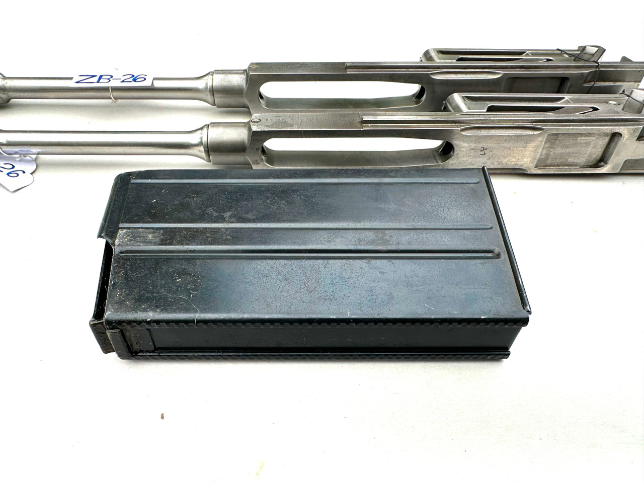 LOT RM-250809-01: Czech ZB26 Parts Lot and Display Machine Gun 