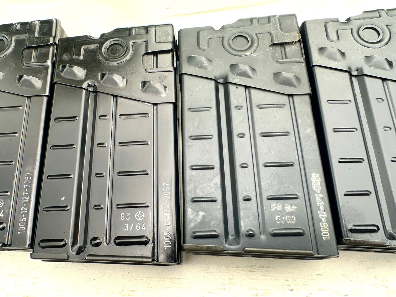 Lot of 6 x German G3 Aluminum Mags dated 1964