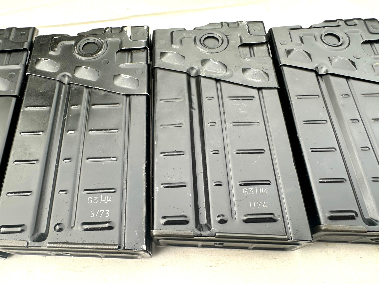 Lot of 6 x German G3 Aluminum Mags dated 1970-1987