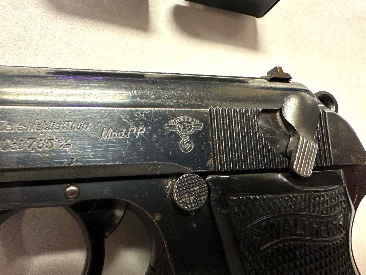 Original WW2 NAZI NSKK WALTHER PP PISTOL 7.65MM