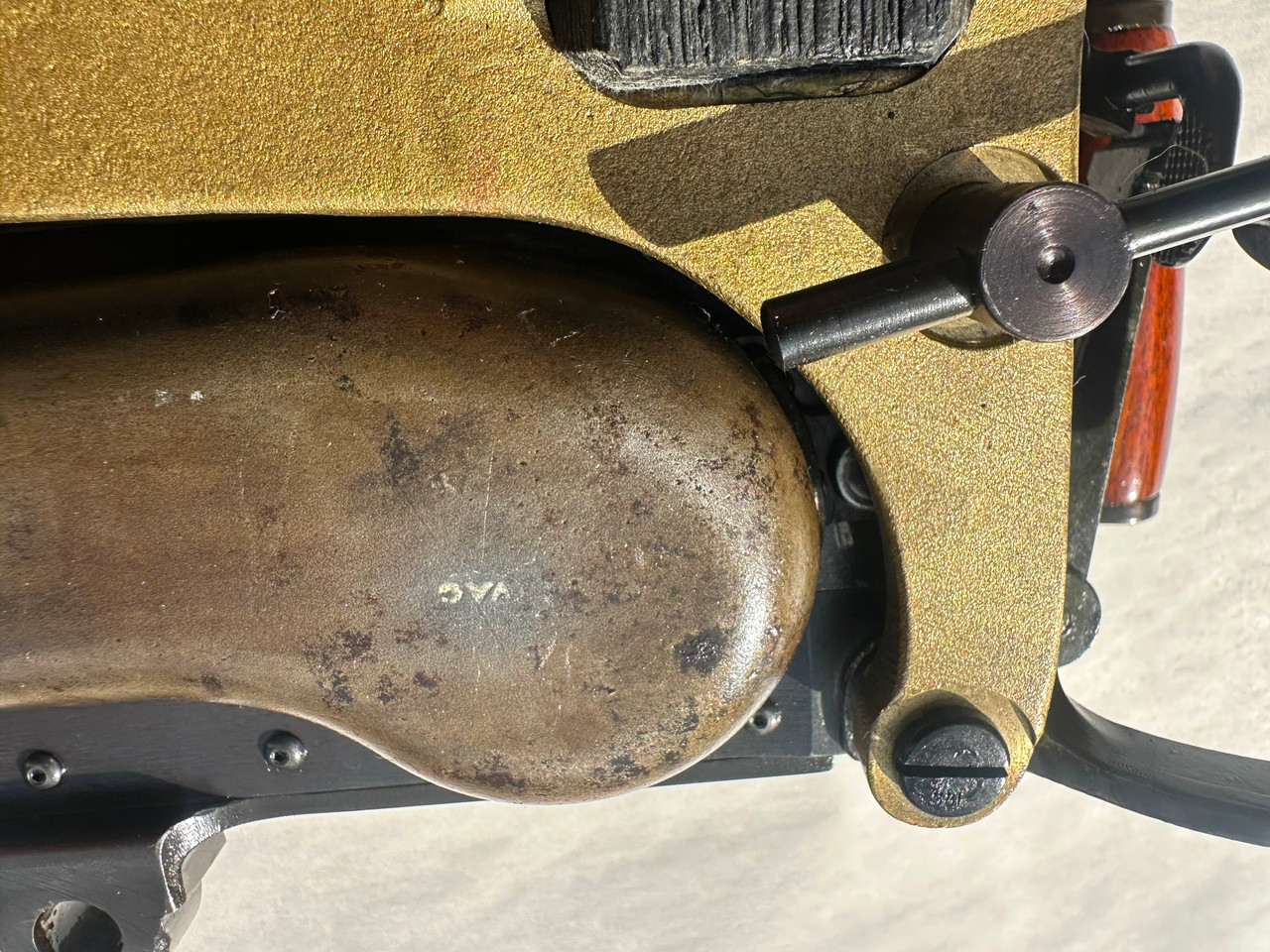 Lot RM-2-6674: Vickers MMG Parts Kit  and Display (ships free) Lot RM-2-6674: Vickers MMG Parts Kit  and Display (ships free)