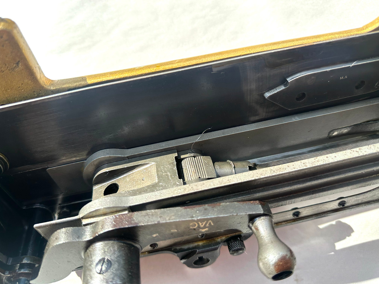 Lot RM-2-6674: Vickers MMG Parts Kit  and Display (ships free) Lot RM-2-6674: Vickers MMG Parts Kit  and Display (ships free)