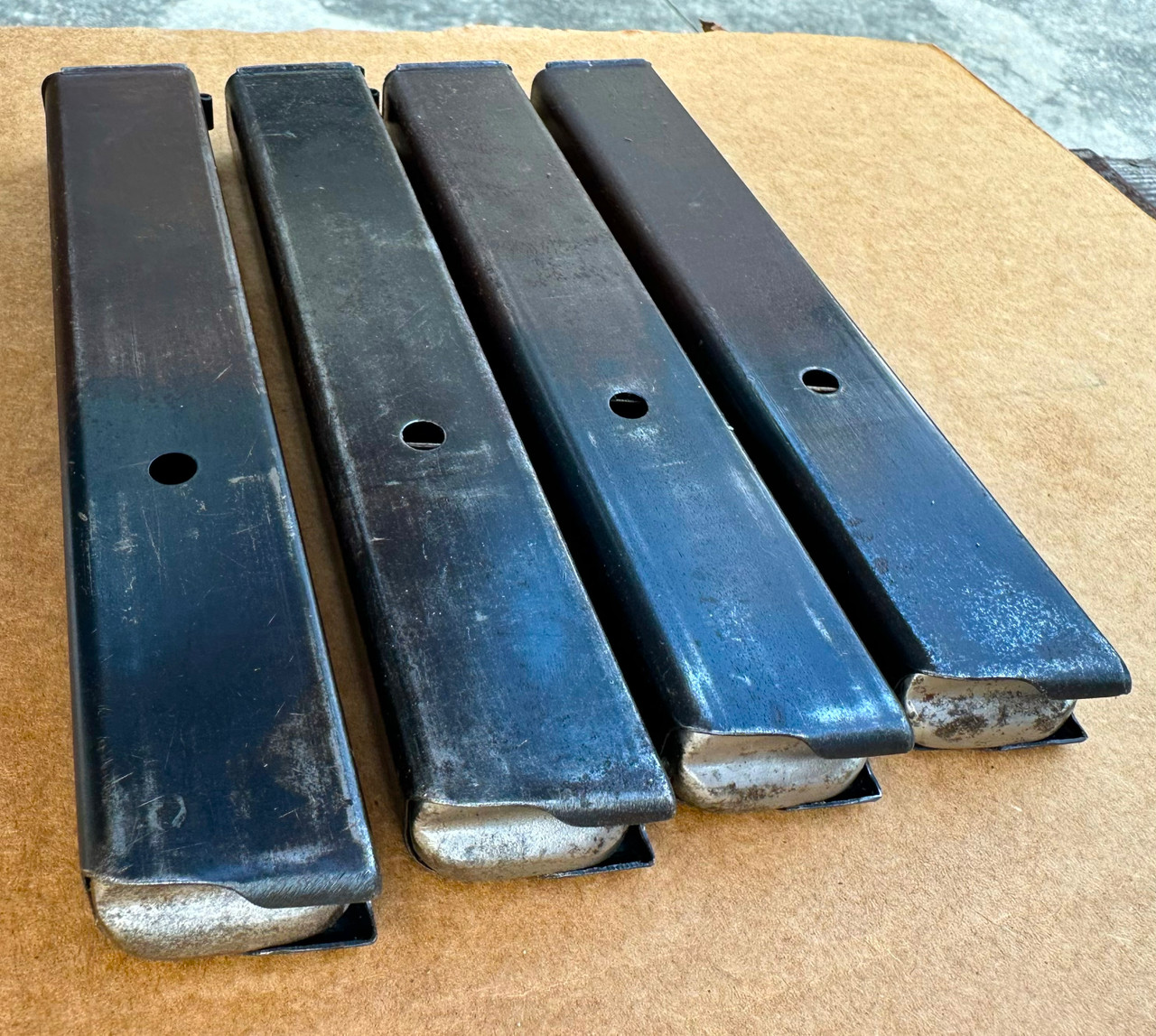 Lot 2: 4 x MP34 Magazines - 9mmx19, 9mm standard