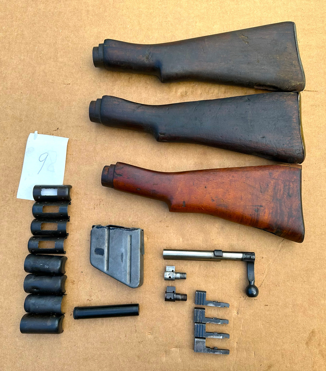 Lot 250825-09: Long Branch No4 Parts Lot