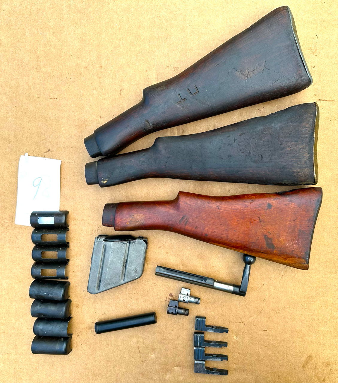 Lot 250825-09: Long Branch No4 Parts Lot