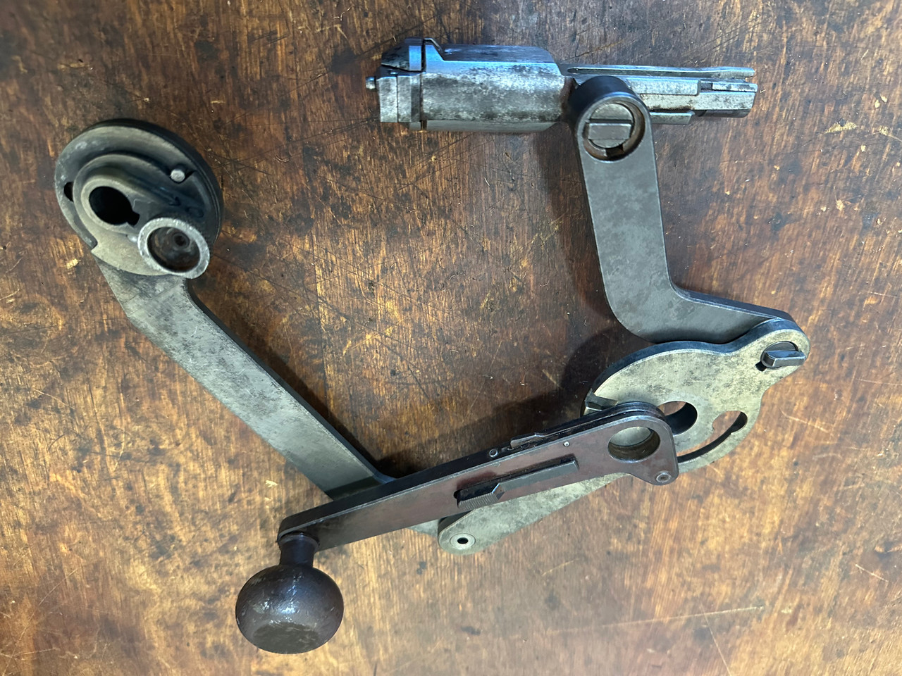 Italian Brixia M 35 Mortar Firing Mechanism and Crank