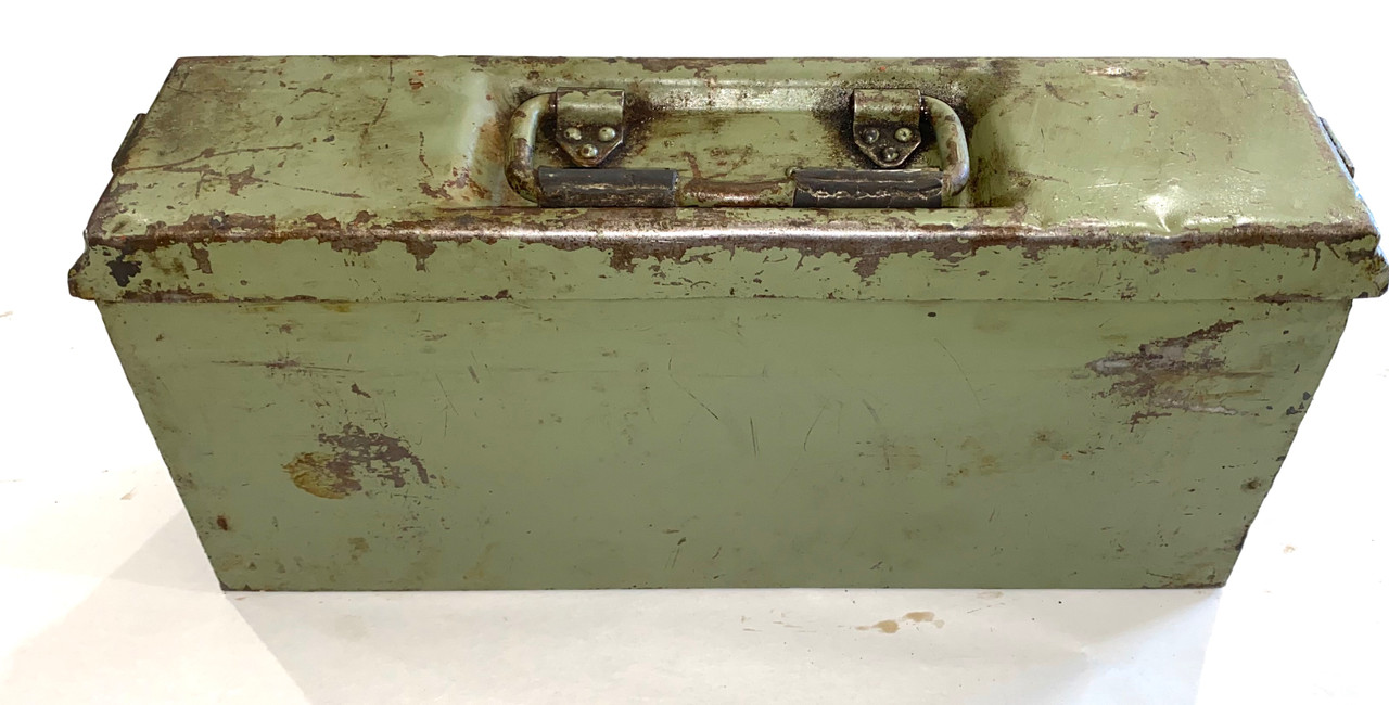 Lot: *RARE* WW2 Marked Ammunition Can - Patronenkasten 41 Flat Top / Late War -Fair - Good