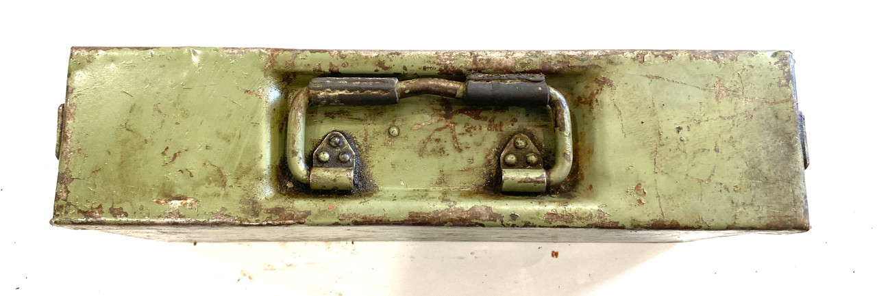 Lot: *RARE* WW2 Marked Ammunition Can - Patronenkasten 41 Flat Top / Late War -Fair - Good