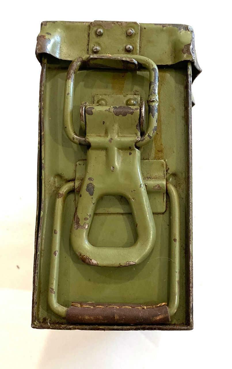 Lot: 2x *RARE* WW2 Marked Ammunition Can - Patronenkasten 41 Flat Top / Late War -Low Grade