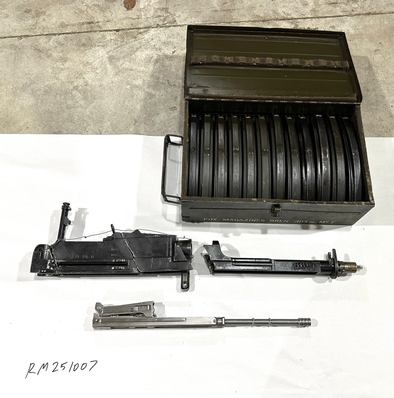 RM-251007-01: BREN MK2 Receiver, Bolt and Magazine Set