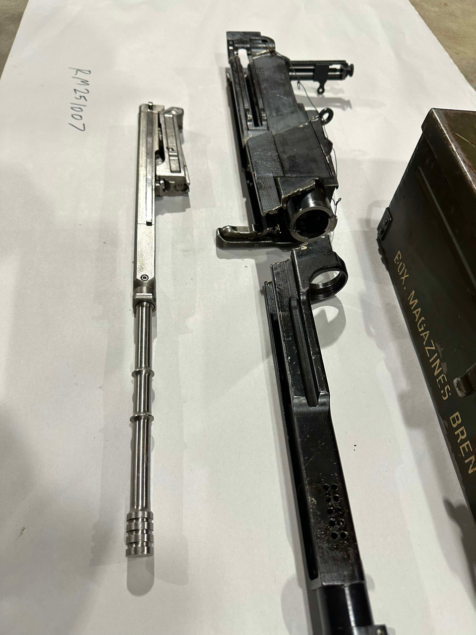 RM-251007-01: BREN MK2 Receiver, Bolt and Magazine Set