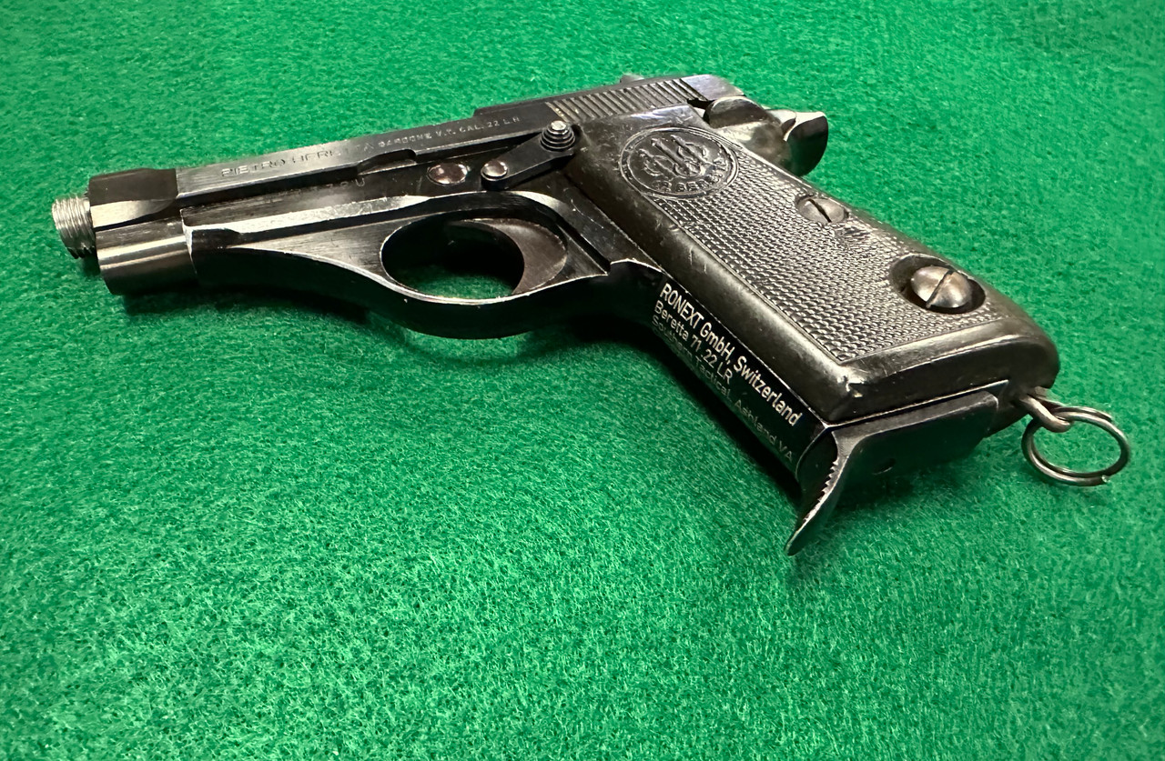 Lot 1978-332U: Beretta 71 .22LR Mossad Threaded Barrel with Lanyard Ring - FFL Required