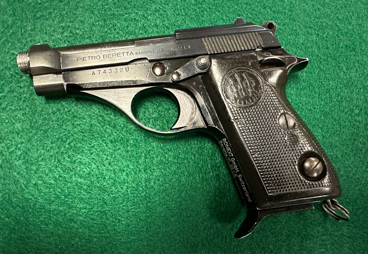 Lot 1978-332U: Beretta 71 .22LR Mossad Threaded Barrel with Lanyard Ring - FFL Required