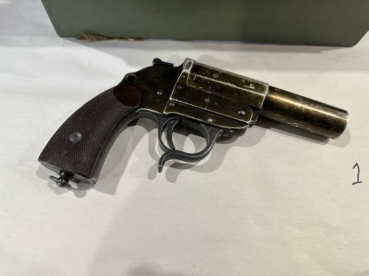 Erma Erfurt LP34 Dated 1937  with German Ammo Can - Lot 251008-01 Erma Erfurt LP34 Dated 1937  with German Ammo Can - Lot 251008-01