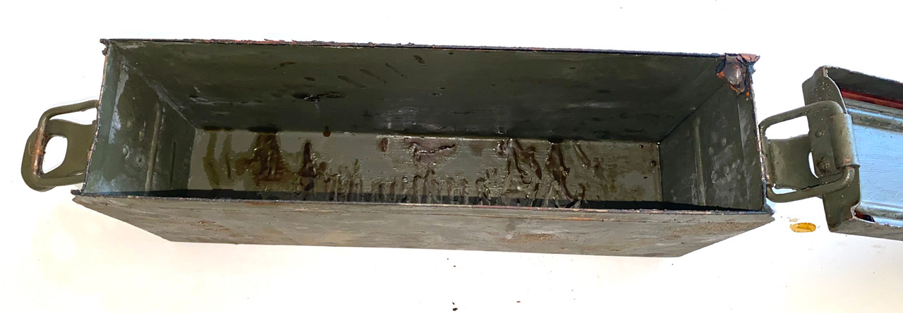 Lot: *RARE* WW2 Marked Ammunition Can - Patronenkasten 41 - Very Good (ORIGINAL PAINT)
