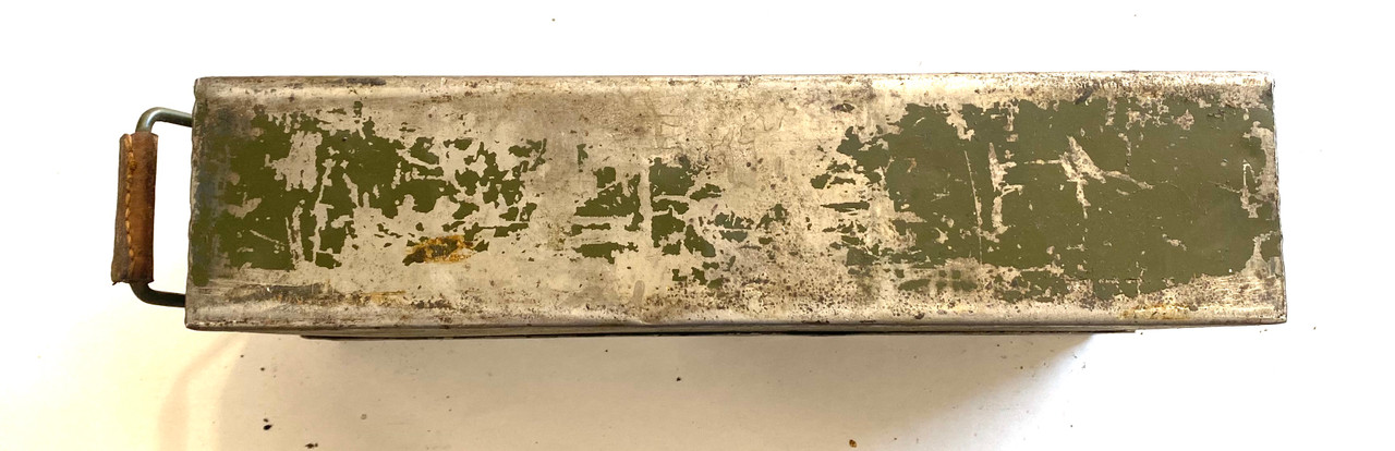 Lot: *RARE* WW2 Marked Ammunition Can - Single Latch - Patronenkasten 41 - Good (Yugo Repainted)