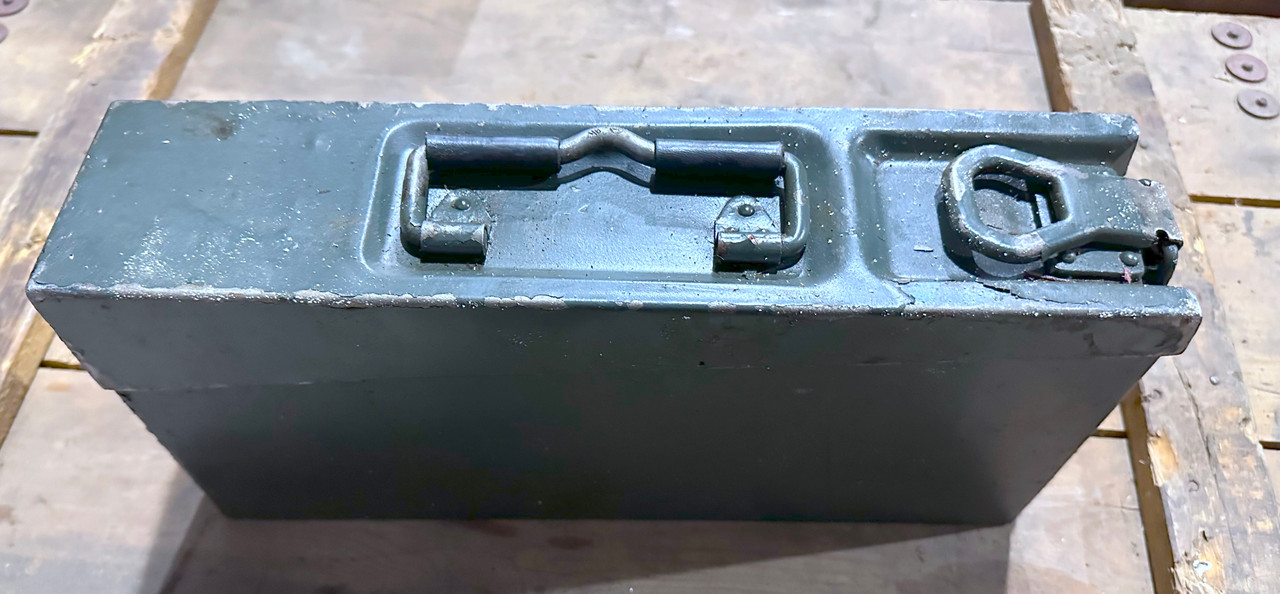 Dark Green Yugo 8mm Ammunition Can for MG34-42-53 - Good Condition