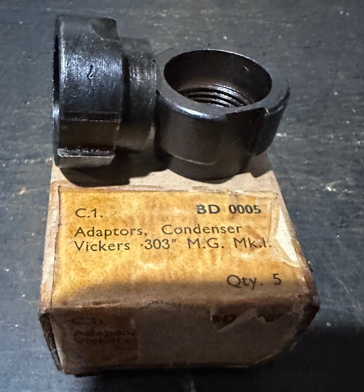 Original Vickers Adapter, Steam Hose, Vickers MMG