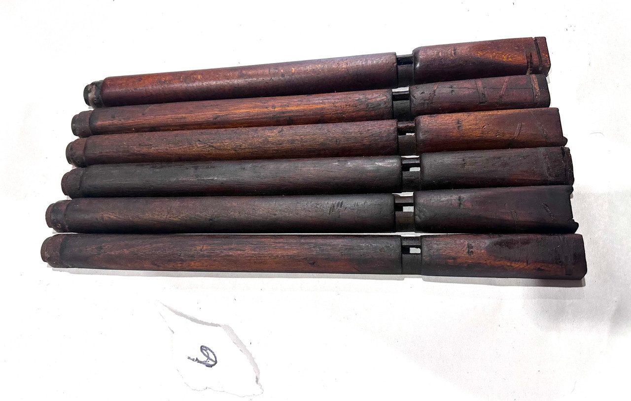 Lot 6:  Lot of 6 Damaged Front Handguard Assembly - no ears 