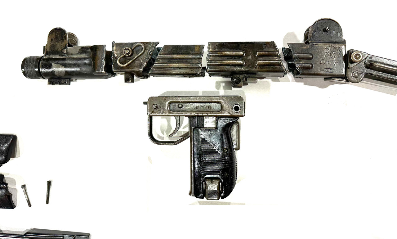 Uzi Folding Stock Parts Kit - NO MAGS - Worn Finish - Ships Free in Lower 48