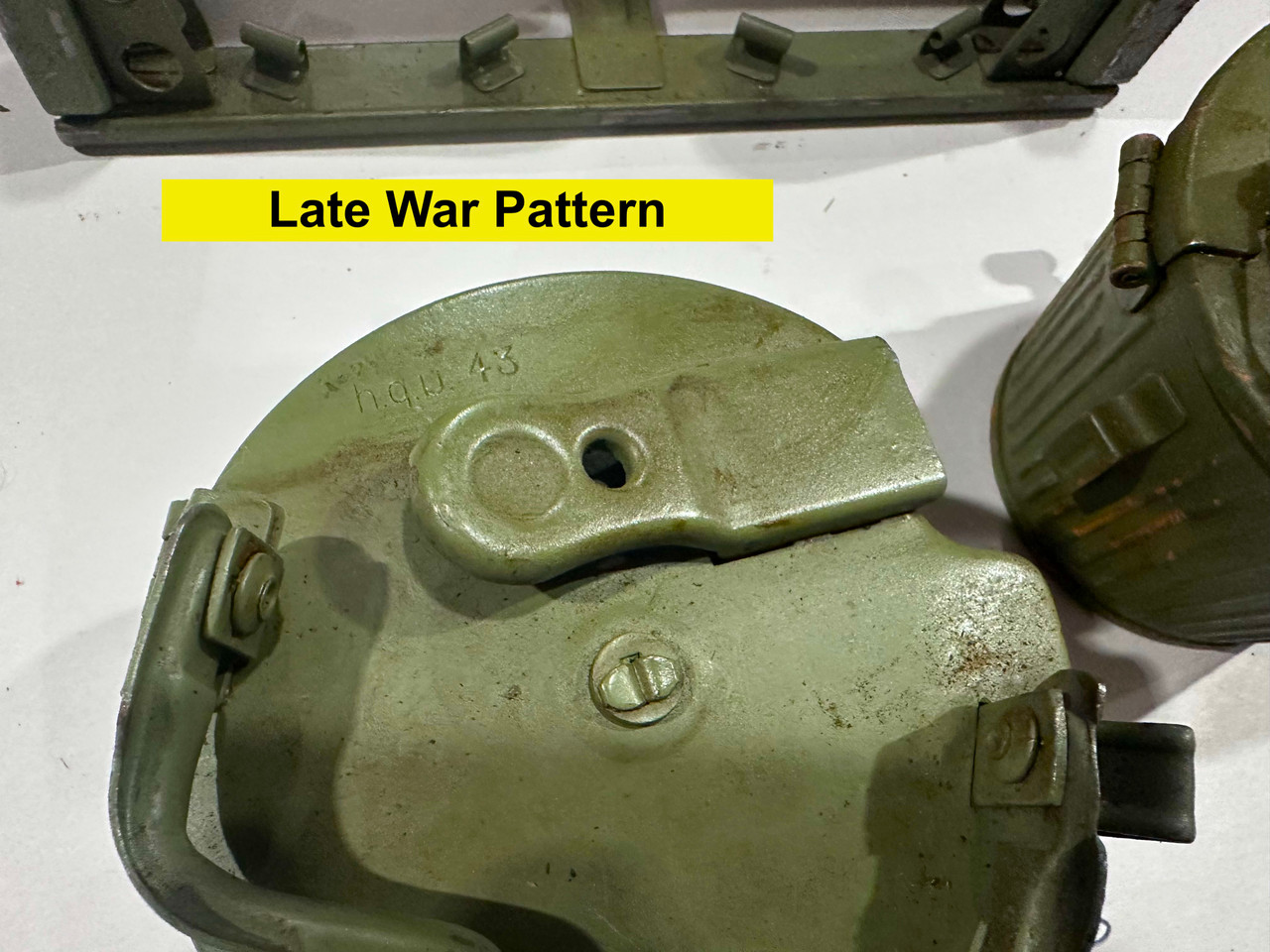 260122-08:  Original MG34/MG42 Basket Drum Set - 1943 dated