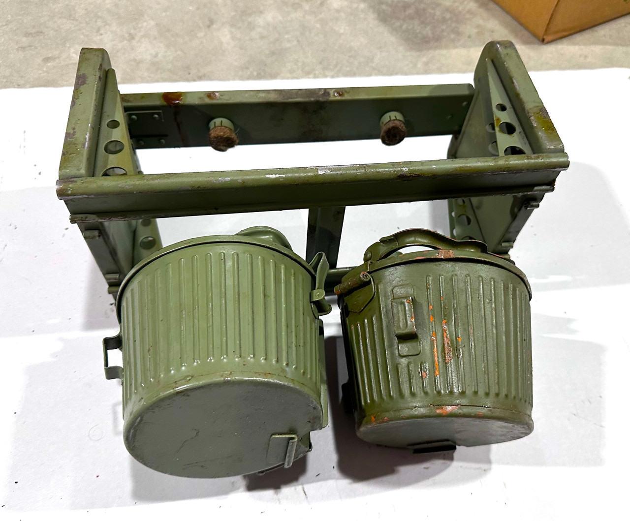 260122-08:  Original MG34/MG42 Basket Drum Set - 1943 dated