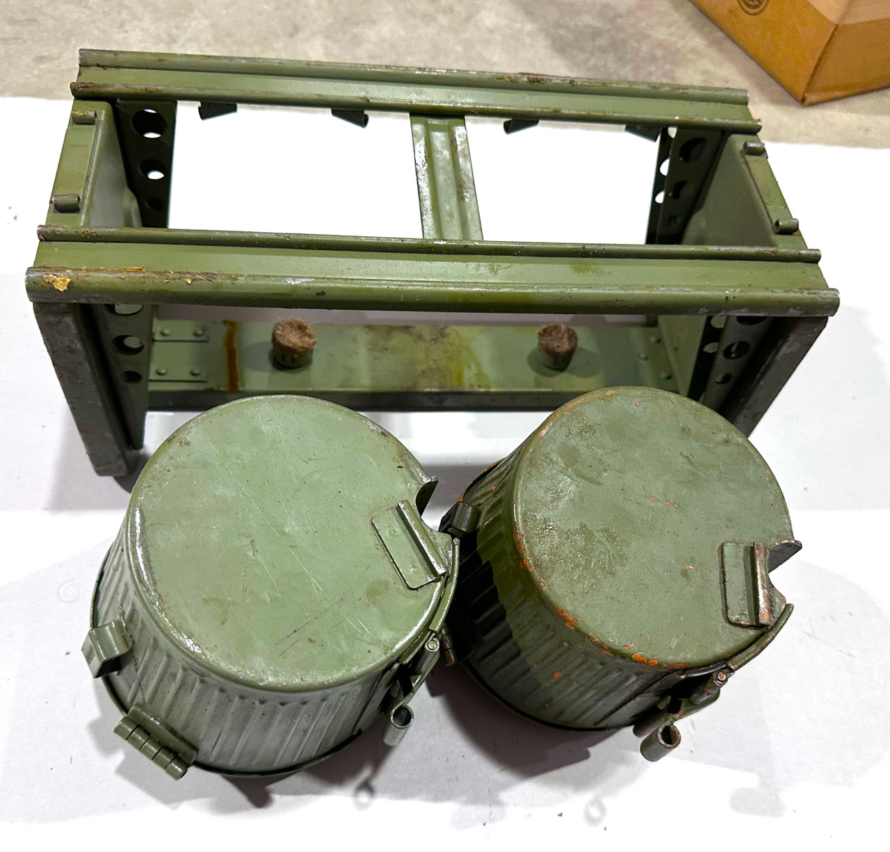 260122-08:  Original MG34/MG42 Basket Drum Set - 1943 dated