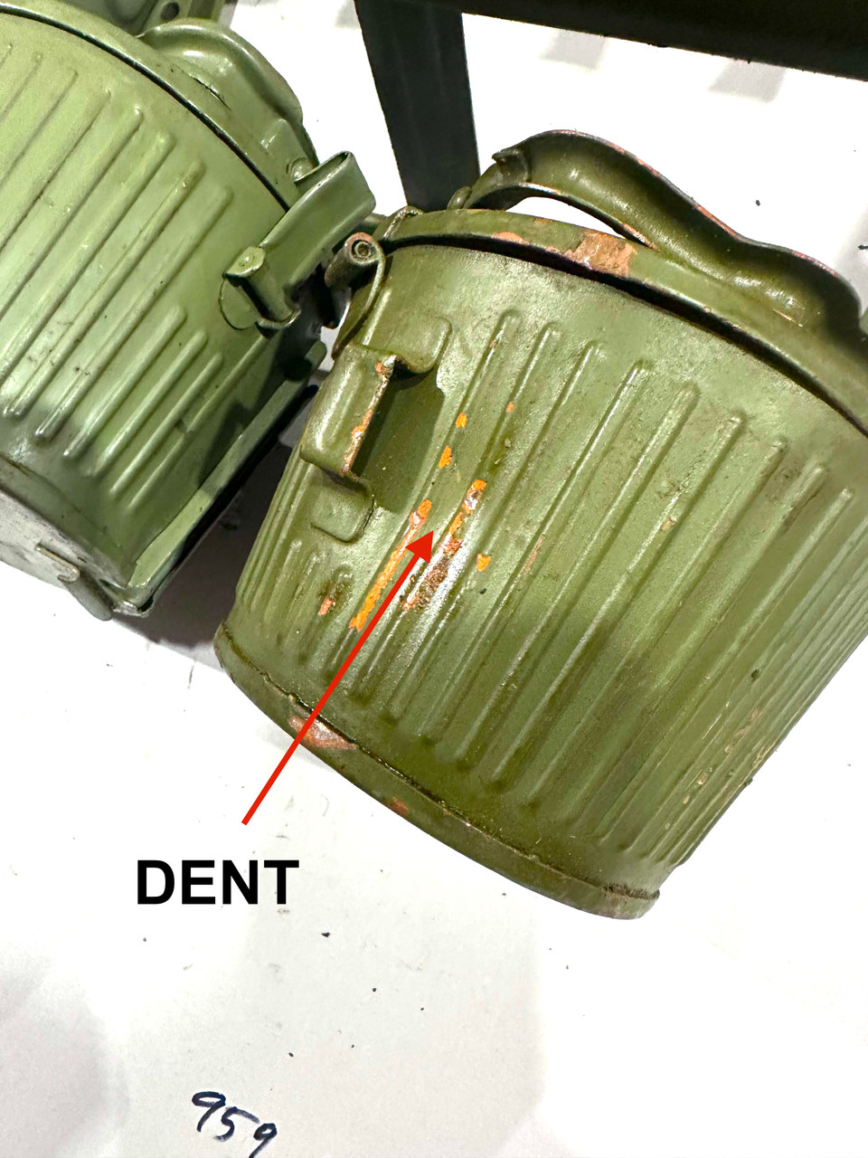 260122-08:  Original MG34/MG42 Basket Drum Set - 1943 dated