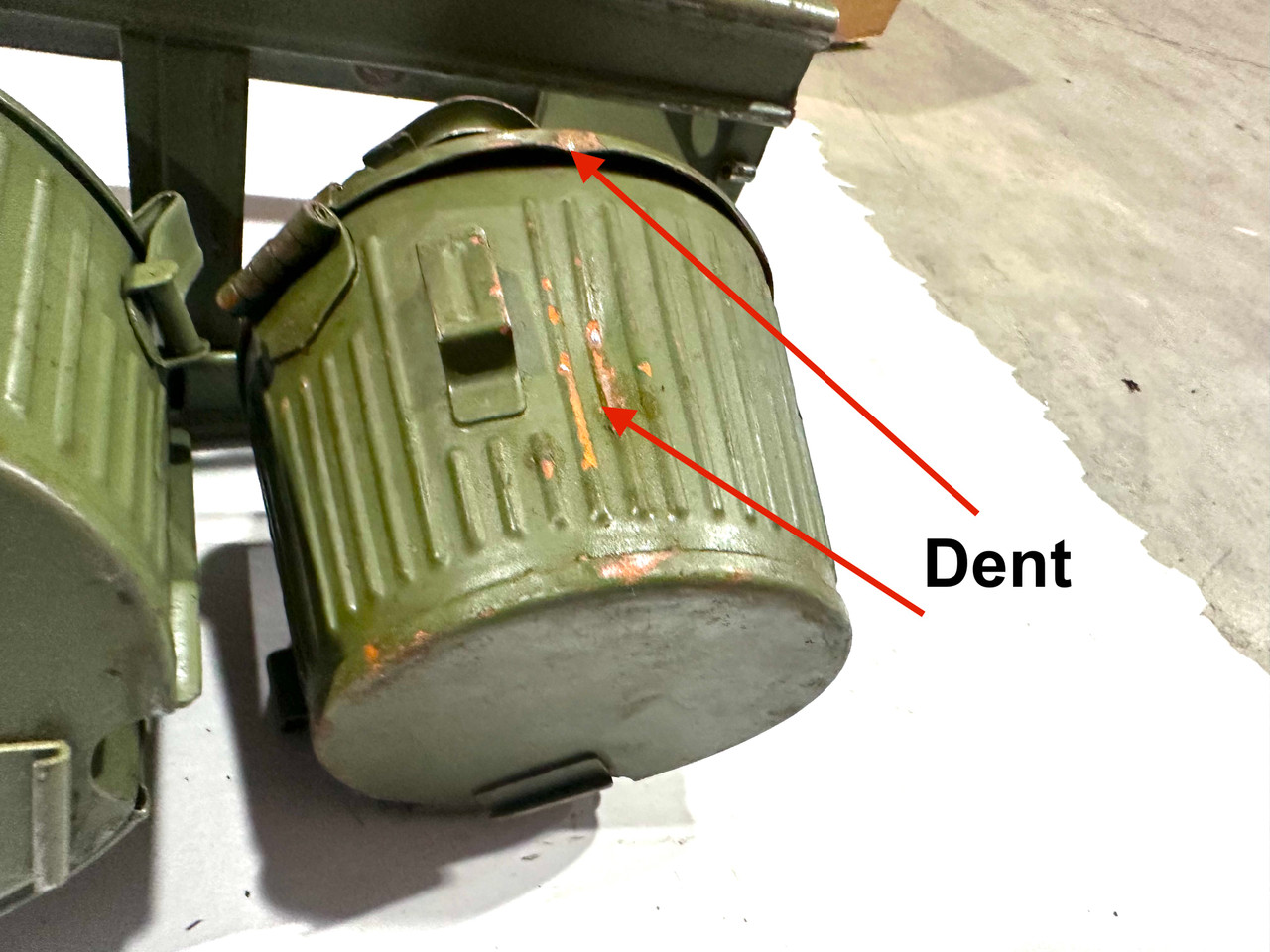 260122-08:  Original MG34/MG42 Basket Drum Set - 1943 dated