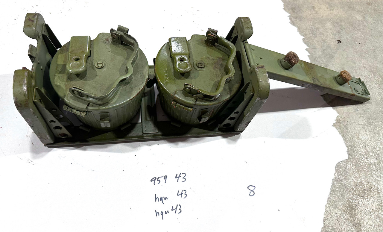 260122-08:  Original MG34/MG42 Basket Drum Set - 1943 dated