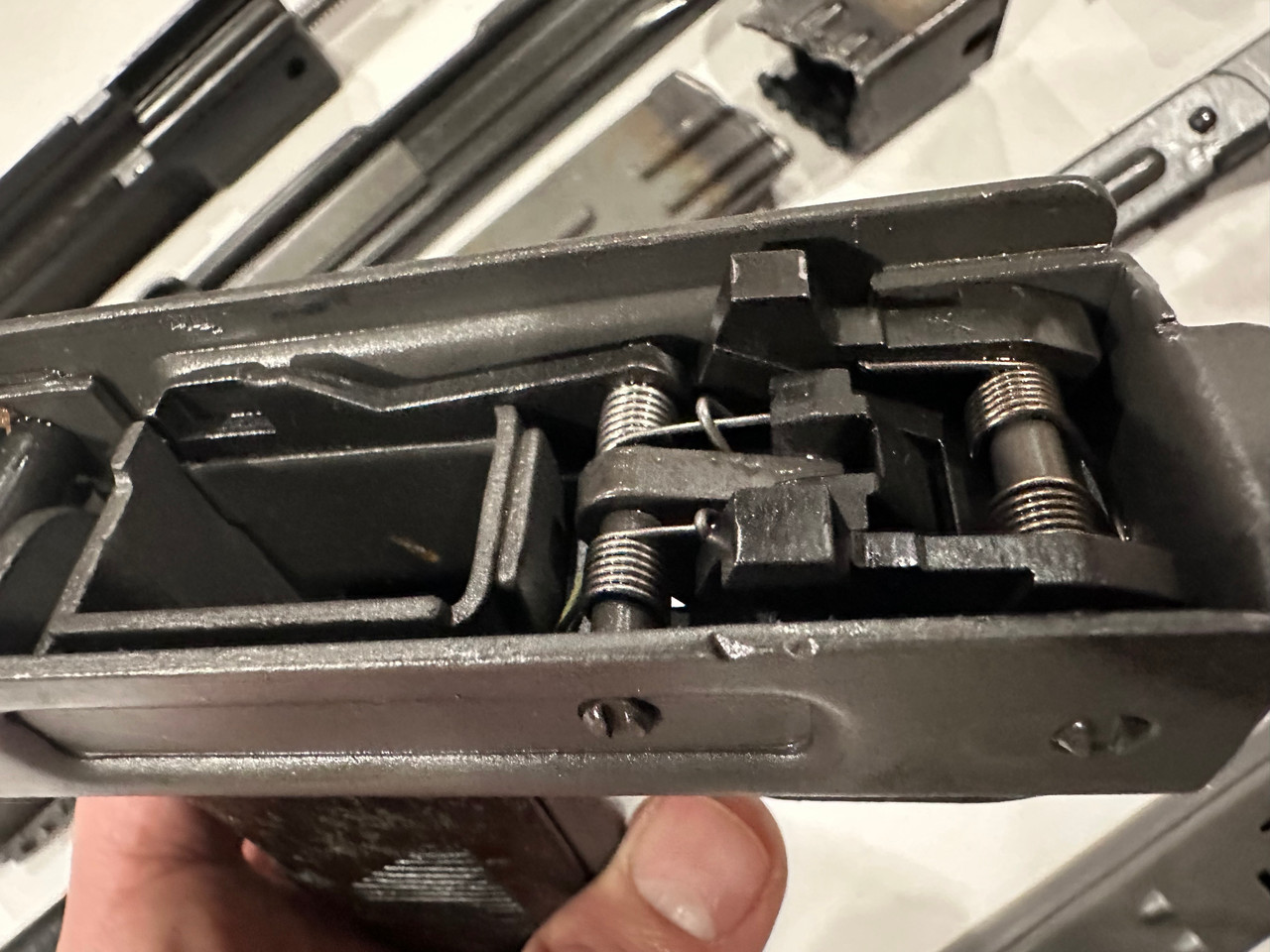 Uzi Folding Stock Parts Kit with 5 mags, GERMAN SAFETY MOD (1 x 32 rd &  x 25 rd) - Ships Free in Lower 48