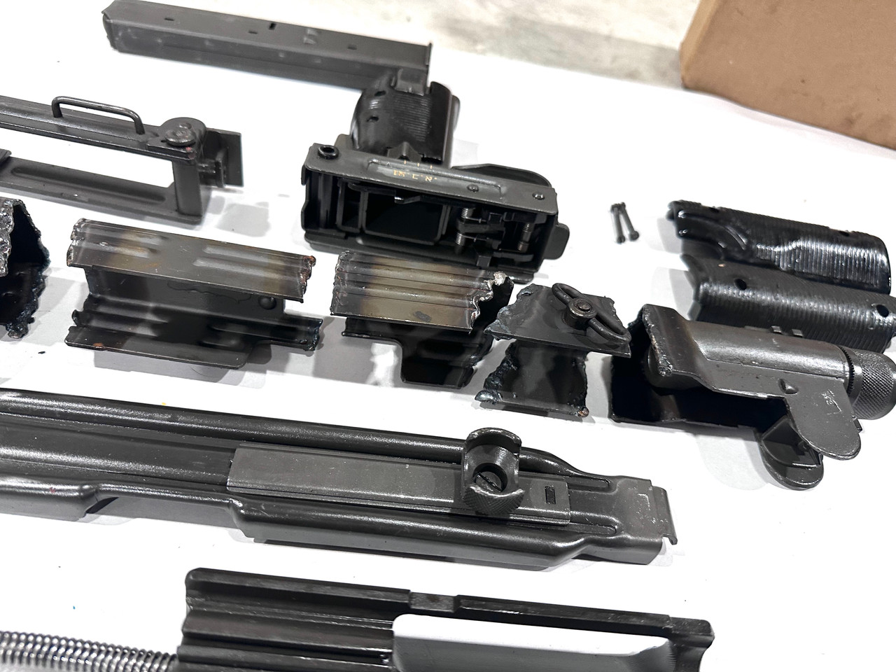 Uzi Folding Stock Parts Kit with 5 mags, GERMAN SAFETY MOD (1 x 32 rd &  x 25 rd) - Ships Free in Lower 48
