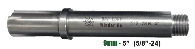 U9 5" Long Barrel Threaded 5/8"-24