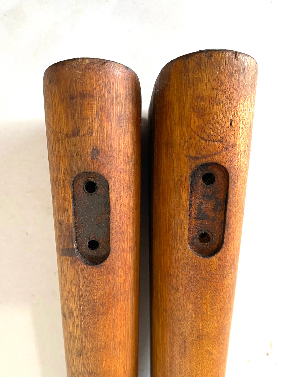 Lot: No. 4 Savage Butt Stock (LONG) x2 with Repair Marks to fit a No.1 Mk.3 Butt Plate (FAIR)
