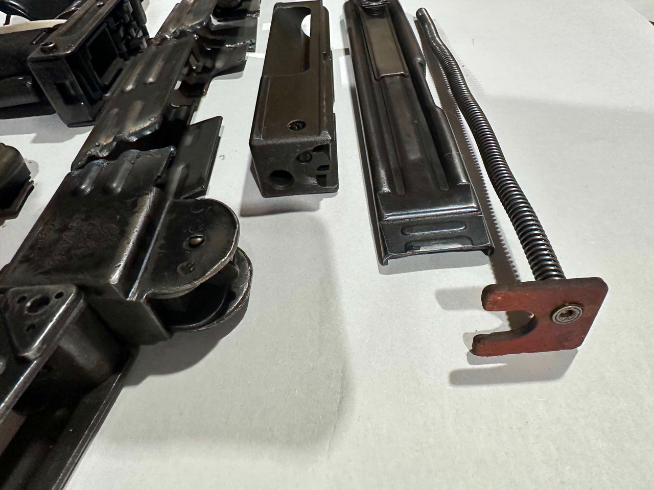 Uzi Folding Stock Parts Kit with 1 x 25 rd Mag - Missing Safety Button - Worn Finish - Ships Free in Lower 48