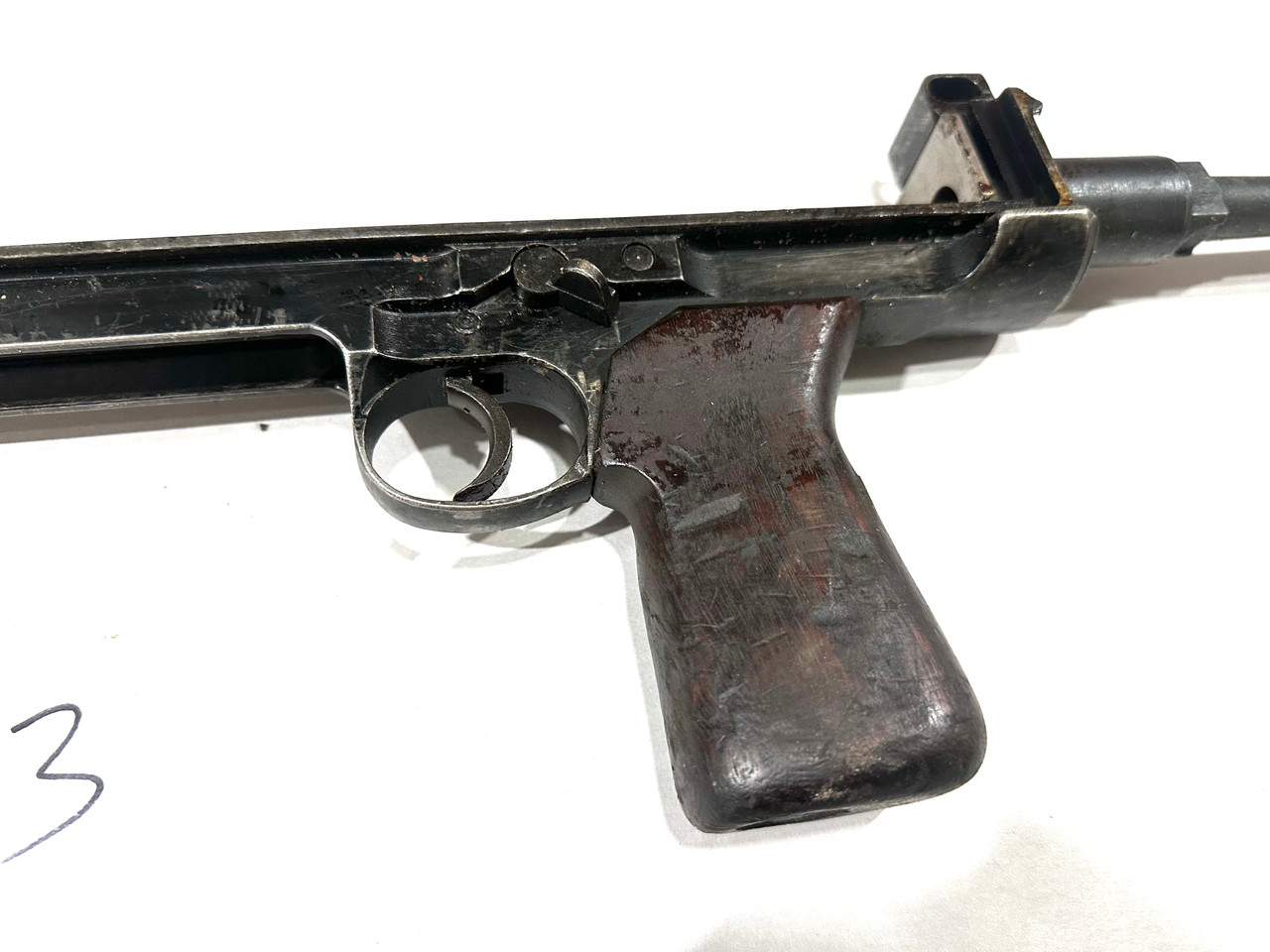 Lot: 260423-13: 48: SLIDE, Mk 1 Assembly with Grip - CANADIAN SEMI CONVERTED