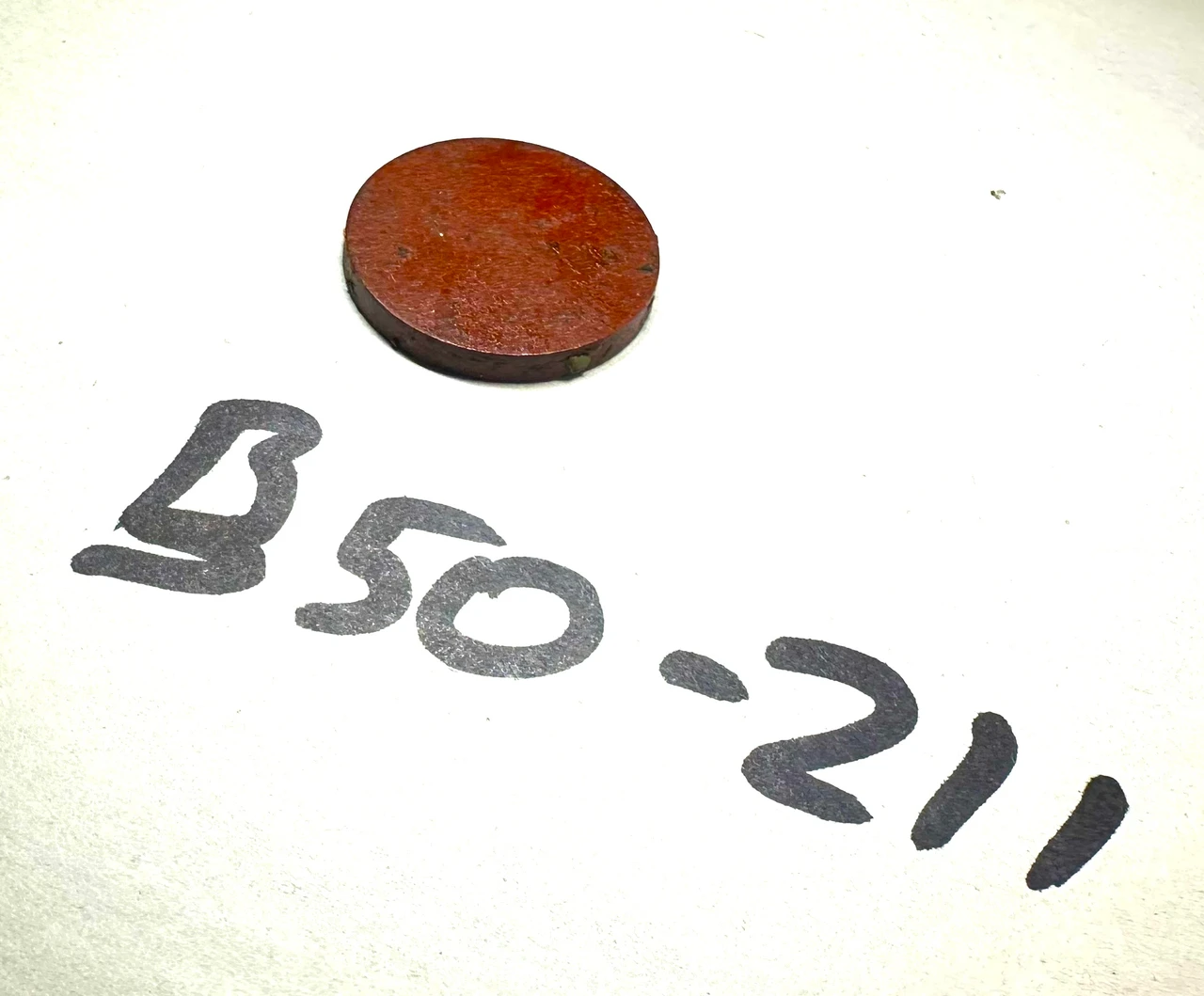 16: 50 BMG DISK, SOLID, PLAIN: RED FBR, 5152835