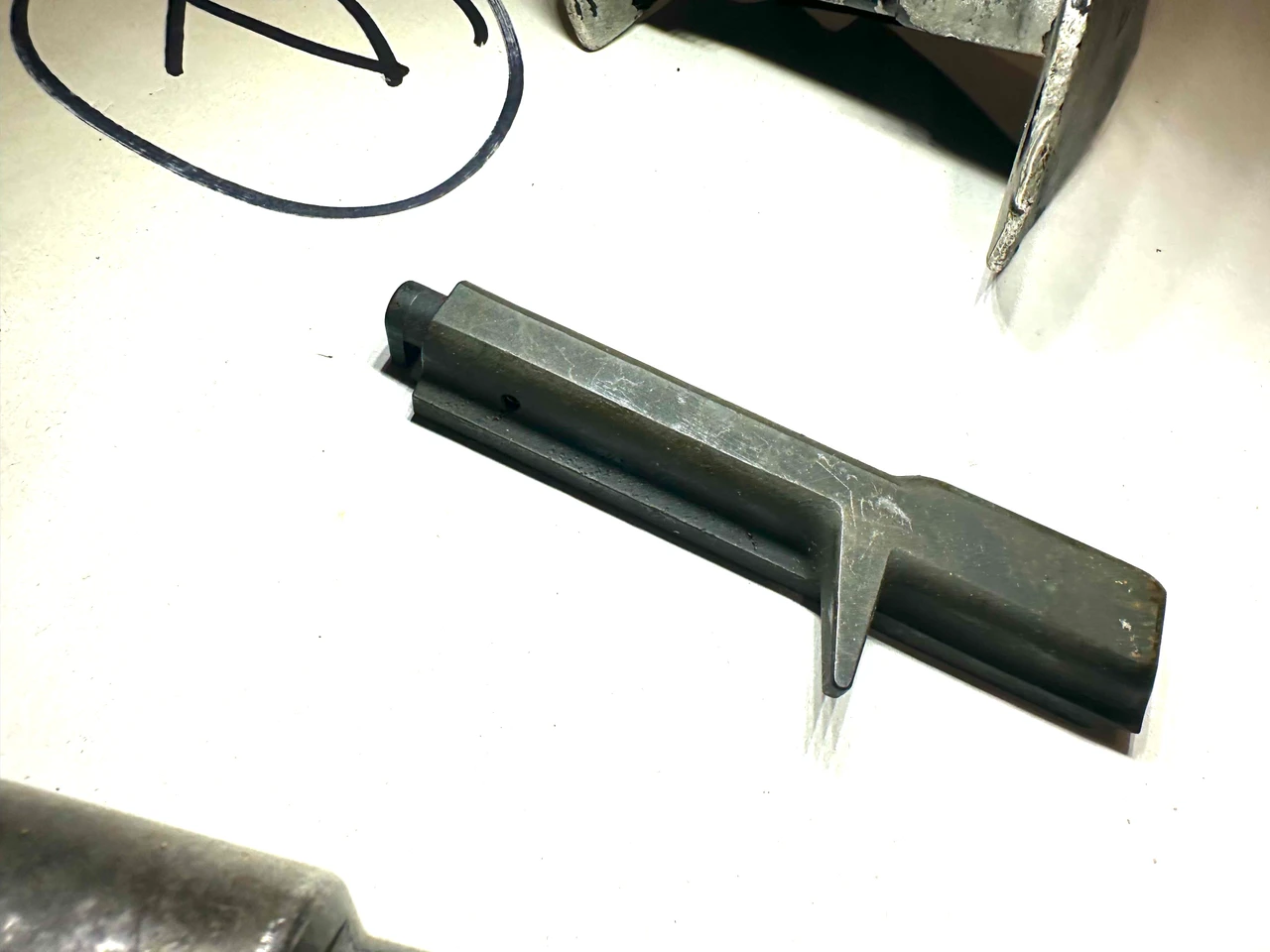 Lot 1: 260501-01: 1919 A6  Cover Latch, Flash Hider, and Broken Feed Guide