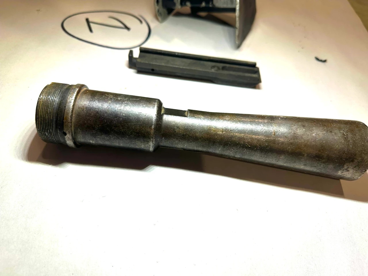 Lot 1: 260501-01: 1919 A6  Cover Latch, Flash Hider, and Broken Feed Guide