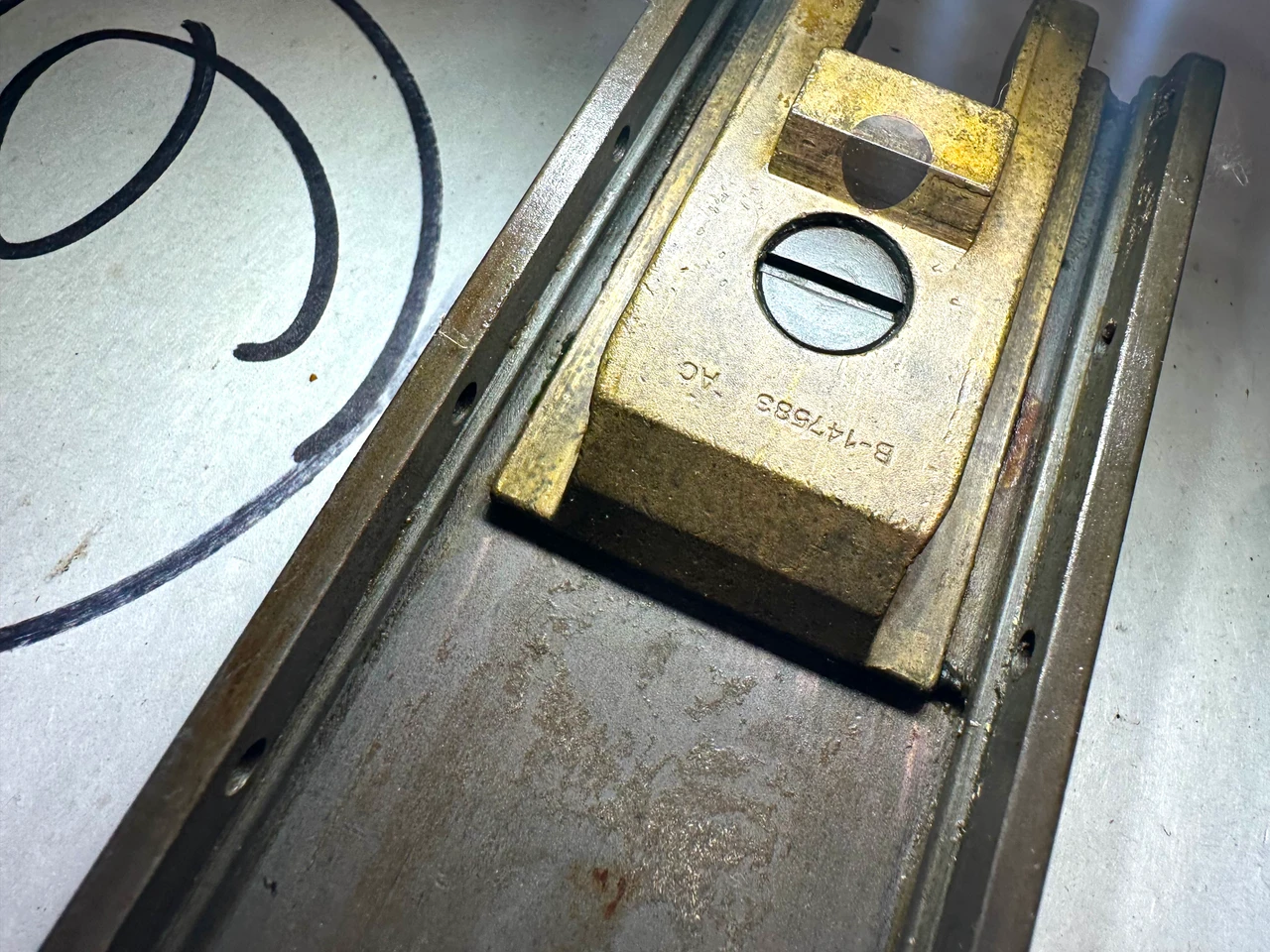 Lot 260501-06: BMG 50 Bottom Plate and Early Barrel Support