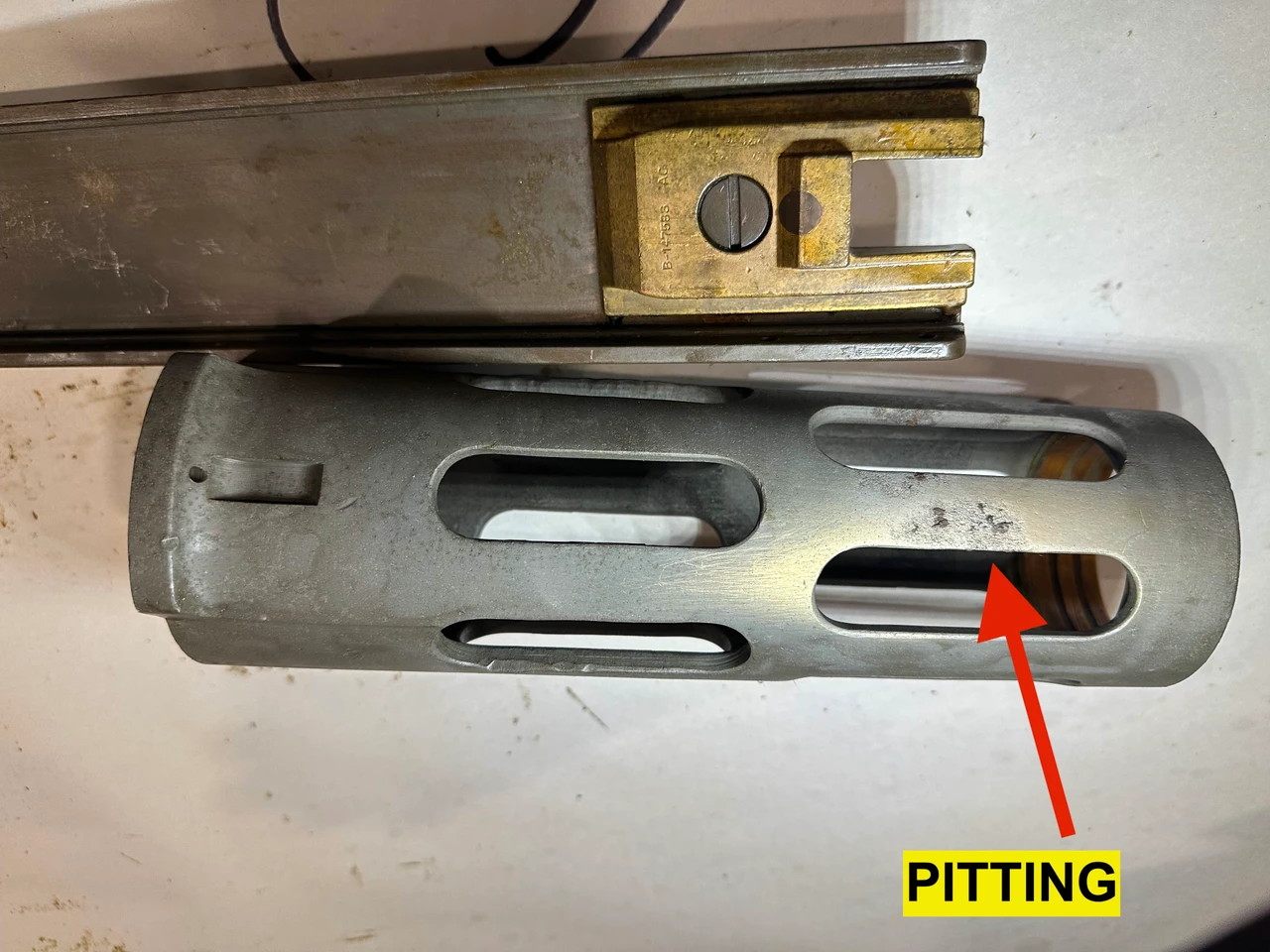 Lot 260501-06: BMG 50 Bottom Plate and Early Barrel Support