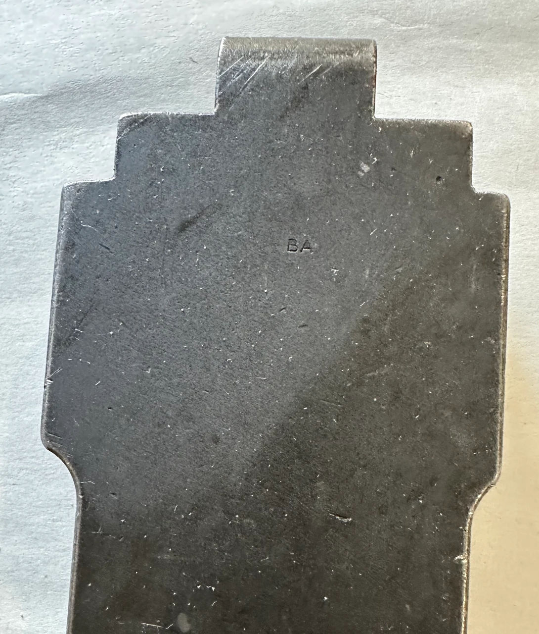 Lot 260505-03: 1919 Parts Lot - "BA" Top Cover, "Fixed" Backplate - Ships Free