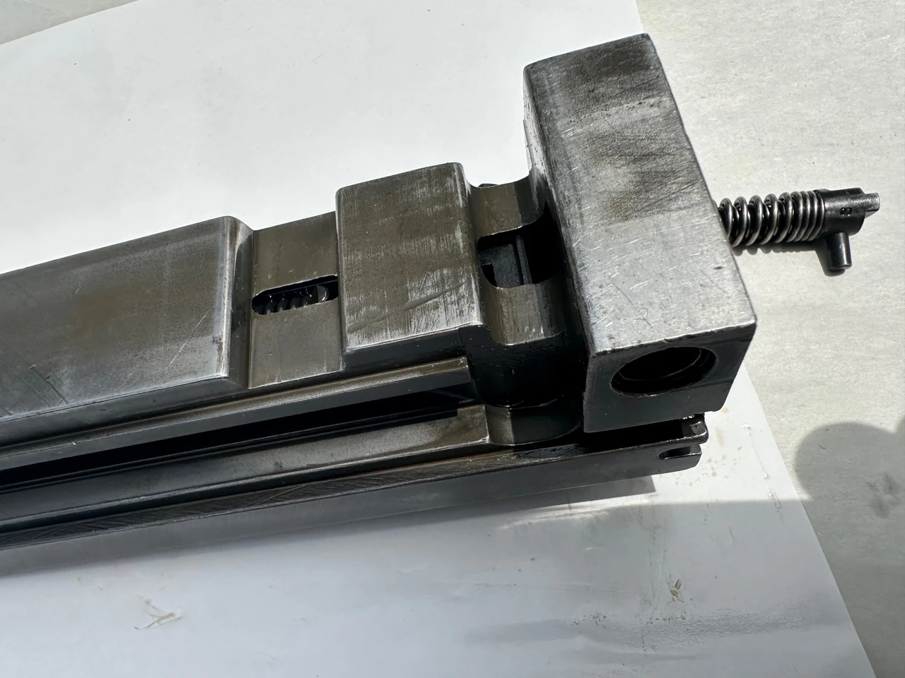 Lot 260508-05: M2HB Bolt (Complete Less ALTERNATE FEED KNOB) with Drive Spring Rod Asm
