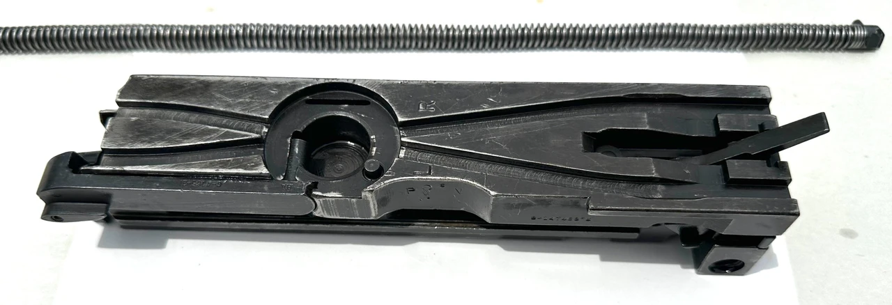 Lot 260508-08: M2HB Bolt (Complete Less ALTERNATE FEED KNOB) with Drive Spring Rod Asm