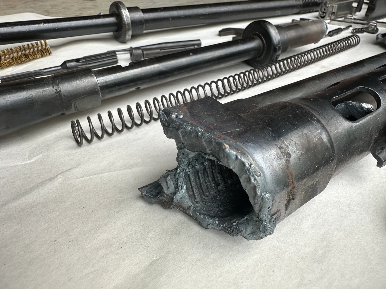 Lot 260508-09: DP28-M Parts kit with 2 Good Barrels and 2 Drums