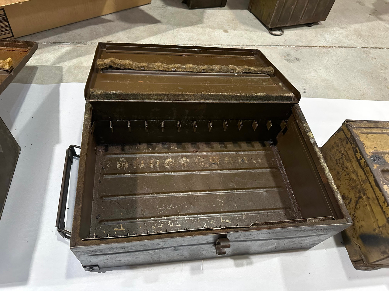 Lot 260514-01: 3 x Bren Magazine Boxes