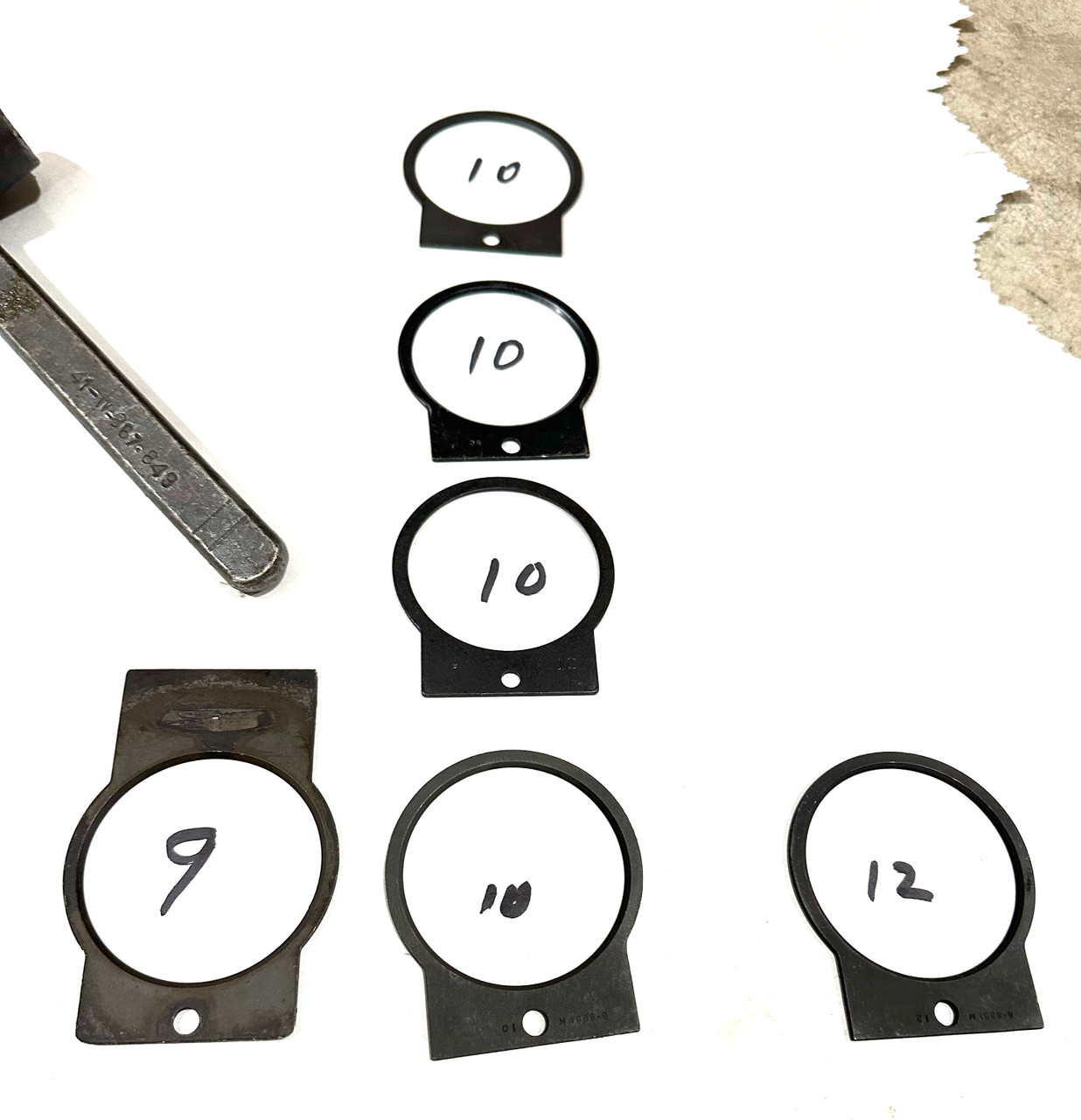 Lot 2:  M2 and M3 Barrel Shim and Tool Lot