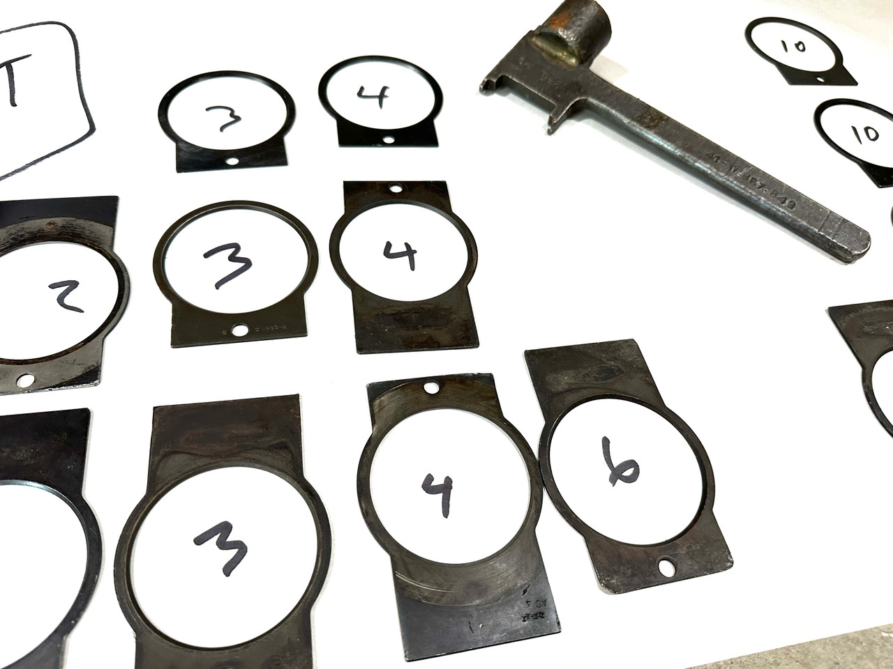 Lot 2:  M2 and M3 Barrel Shim and Tool Lot