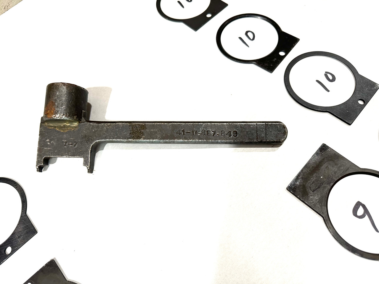 Lot 2:  M2 and M3 Barrel Shim and Tool Lot